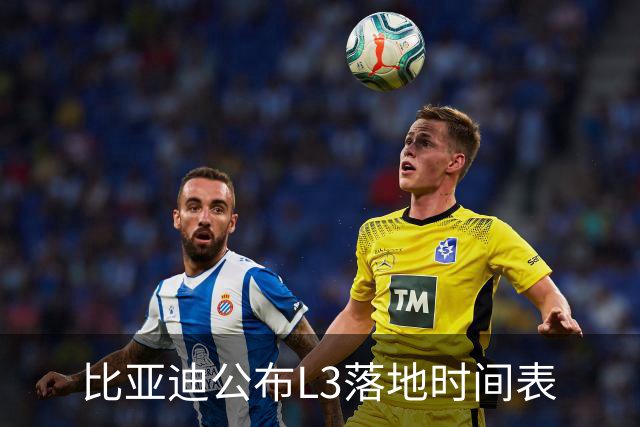 比亚迪公布L3落地时间表